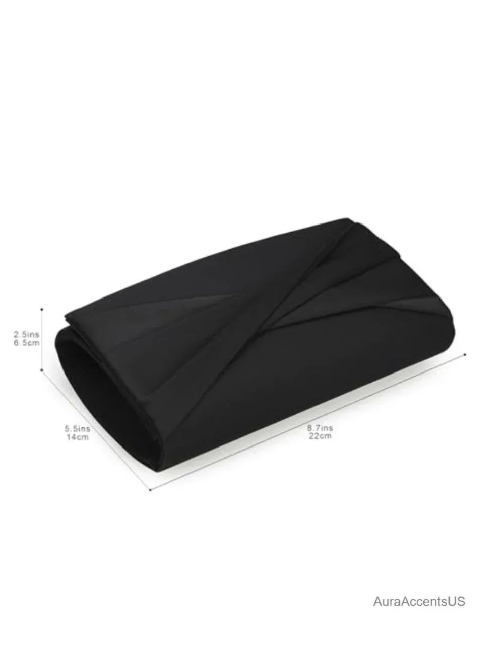 Satin Clutch Purse with Flap Closure for Wedding Evening Party